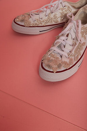 Embellished Canvas Shoes