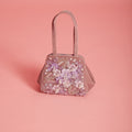 Lilac 3D Flower Bag With Handle